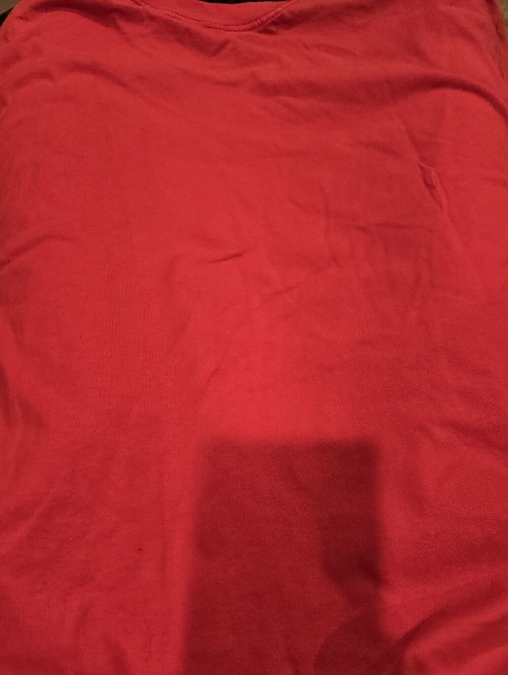 AGTAWH Graphic T-Shirt Red Oversized Crown Crest Tee Size - Picture 4 of 5